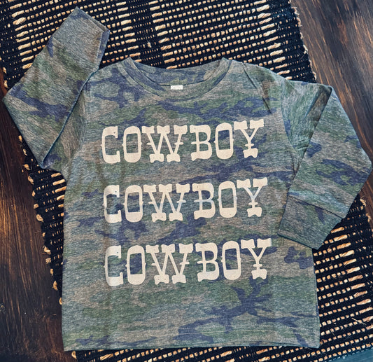 Cowboy Camo L/S Tee